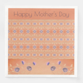 Blütenstoff mit Gemustert Serviette