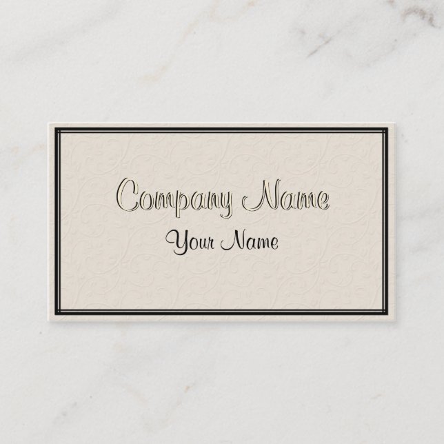 Blütenstrauch mit Grenz-Visitenkarte Visitenkarte (Vorderseite)