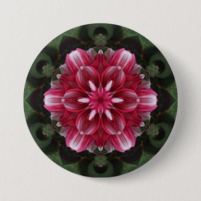 Blütensymphonie Button (Vorderseite)