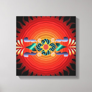 Blütenüberzogene Canvas Leinwanddruck
