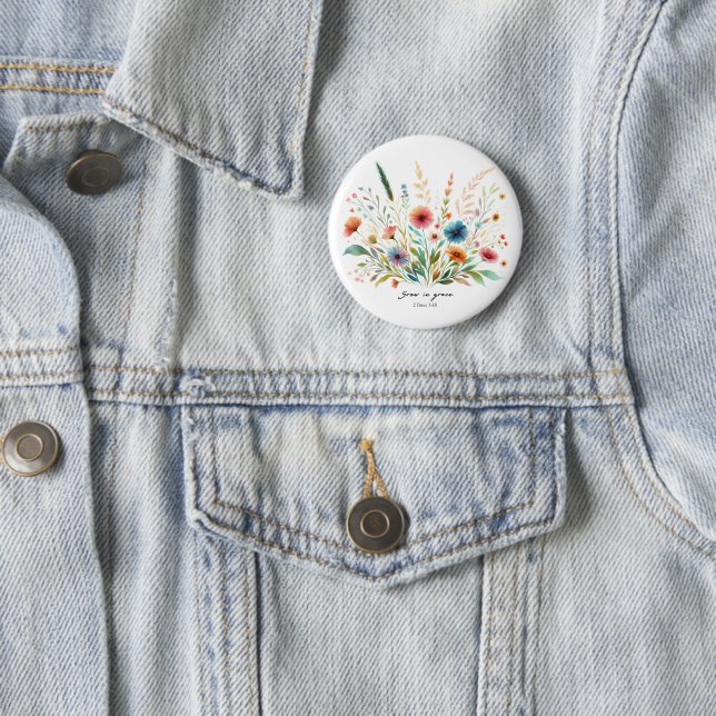 Blütenwachstum in Grace Button (Beispiel)