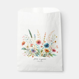 Blütenwachstum in Grace Geschenktütchen