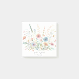 Blütenwachstum in Grace Post-it Klebezettel