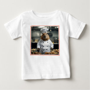 Blütenzauber: Der kulinarische Capybara Baby T-shirt