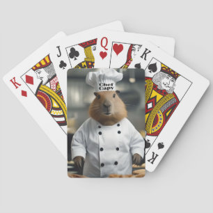 Blütenzauber: Der kulinarische Capybara Spielkarten