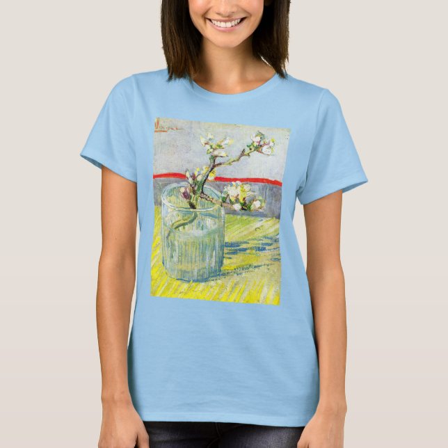 Blütenzweig Almond von Vincent van Gogh T-Shirt (Vorderseite)