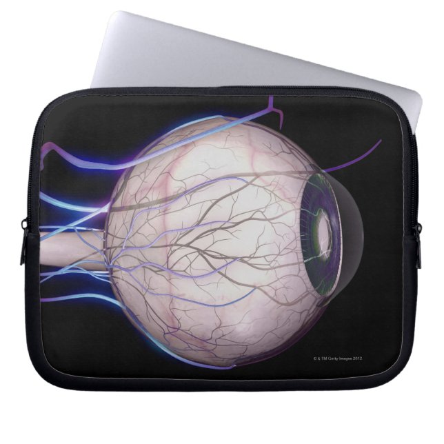 Blutgefäße des Auges Laptopschutzhülle (Vorderseite)