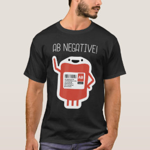 Blutgruppe Ab Negativ Ab Negativer Blutspender Phl T-Shirt