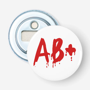 Blutgruppe AB+ Positives #Horror Hospital Flaschenöffner