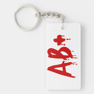 Blutgruppe AB+ Positives #Horror Hospital Schlüsselanhänger