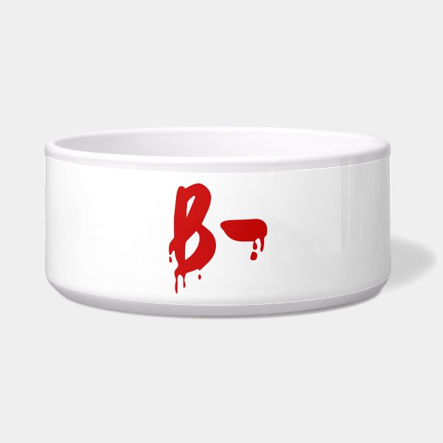 Blutgruppe B - Negative #Horror Hospital Napf (Vorderseite)