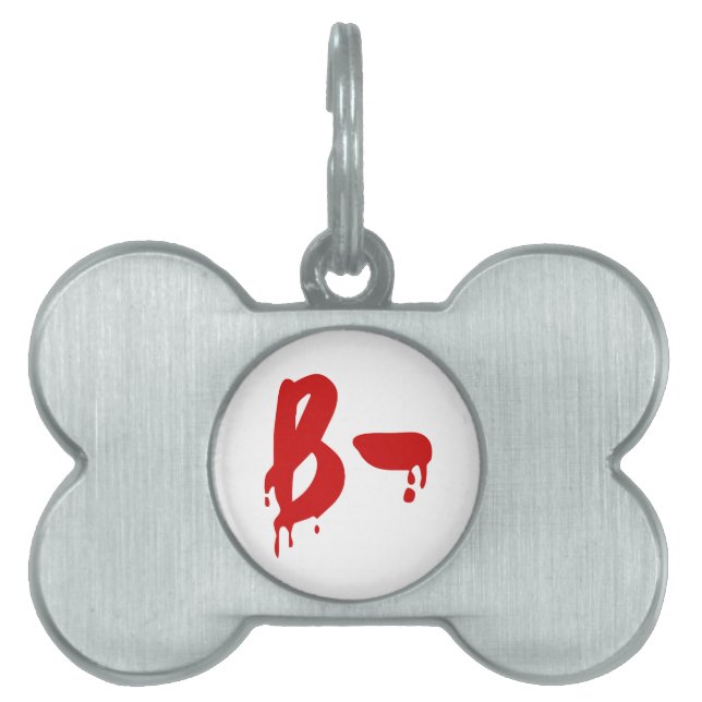 Blutgruppe B - Negative #Horror Hospital Tiermarke (Vorderseite)