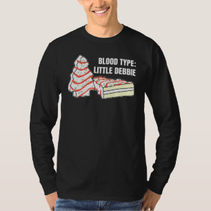 Blutgruppe Little Debbie Weihnachtskuchen Inspirie T-Shirt