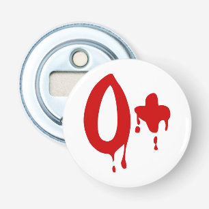 Blutgruppe O+ Positiv #Horror Hospital Flaschenöffner