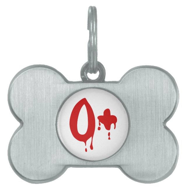Blutgruppe O+ Positiv #Horror Hospital Tiermarke (Vorderseite)