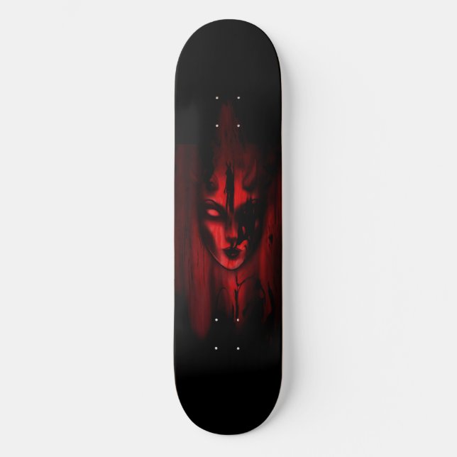Bluthexe Skateboard (Vorderseite)