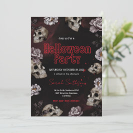 Bluthochdruck Halloween-Party Einladung
