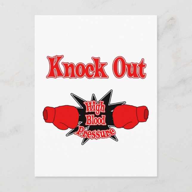Bluthochdruck Postkarte (Vorderseite)