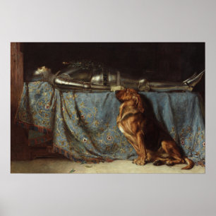 Bluthund aus dem 19. Jahrhundert Poster