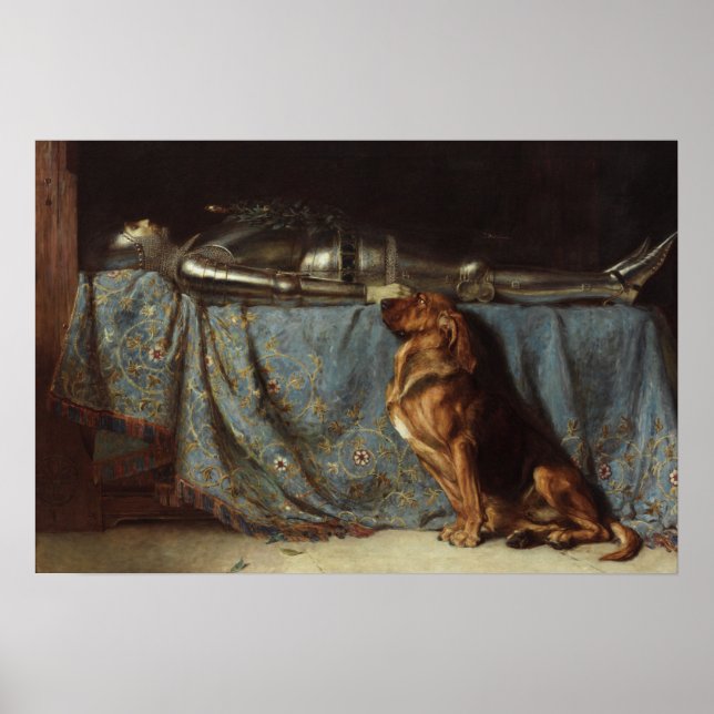 Bluthund aus dem 19. Jahrhundert Poster (Vorne)