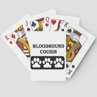 Bluthund-Cousin Spielkarten