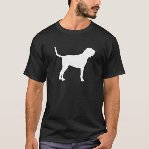 Bluthund Hund Mama Papa Haustier Süß Welpe T-Shirt