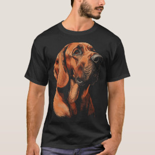 Bluthund-Hund-Motiv Haustier Kunst Bluthund T-Shirt