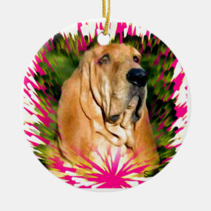Bluthund Keramikornament