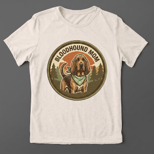 Bluthund-Mama-Tri-Blend-T-Shirt Geschenk für Hou Tri-Blend Shirt
