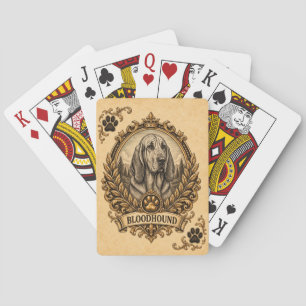 Bluthund, Vintage Heritage Hund Spielkarten
