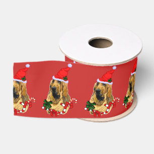 Bluthund Weihnachten Merry Ripsband
