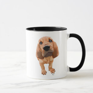 Bluthund-Welpe Tasse
