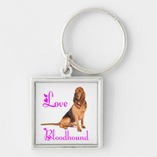 Bluthund-Welpen-Hunde-Liebe-Schlüsselanhänger Schlüsselanhänger