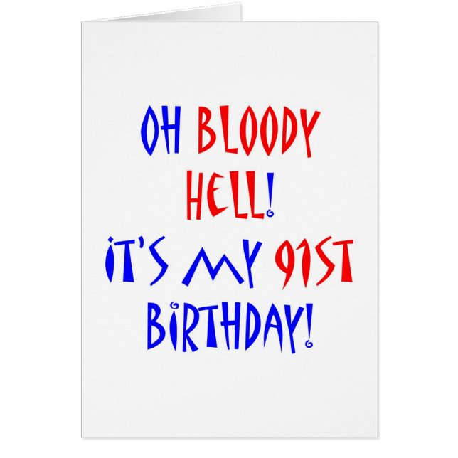 Blutige Hölle 91 (Vorne)