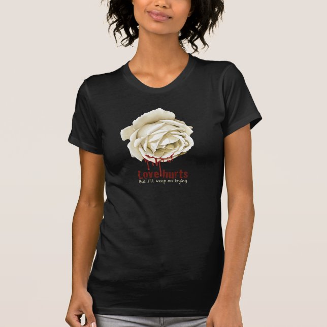 Blutige Rose T-Shirt (Vorderseite)