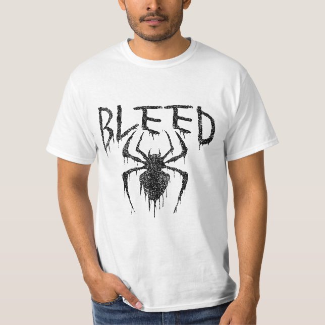 Blutige Spinne Meltdown – Dunkle Tropfen-Ästhetik  T-Shirt (Vorderseite)