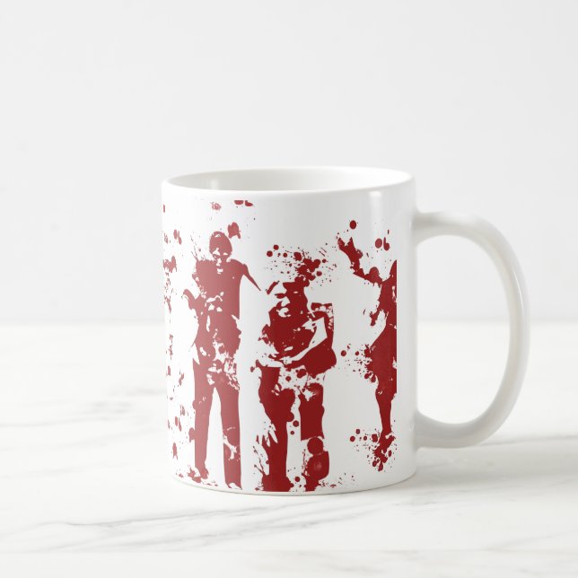 Blutige Zombies Kaffeetasse (Rechts)