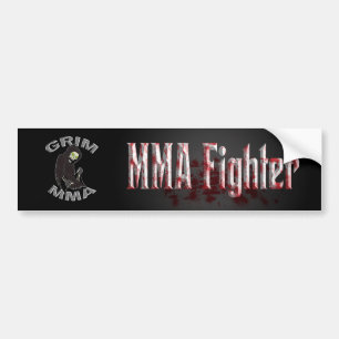 Blutiger MIXED MARTIAL ARTS Kämpfer-Autoaufkleber Autoaufkleber