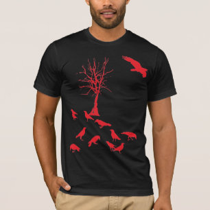 Blutiger Mord an den Krähen T-Shirt