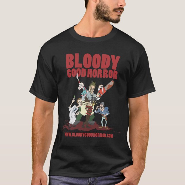 Blutiges gutes Horror-Gruppen-Shirt T-Shirt (Vorderseite)