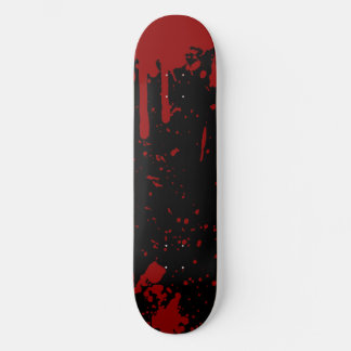 Blutiges schwarzes Skateboard