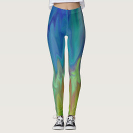 Blutische Abstrakte Leggings