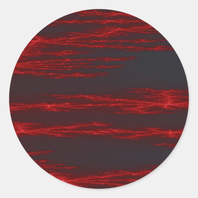 Blutkleber Runder Aufkleber (Vorderseite)