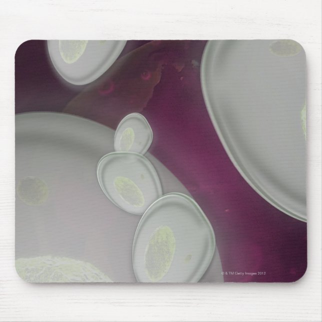 Blutkörperchen Mousepad (Vorne)