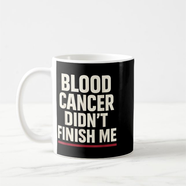 Blutkrebs-Bewusstsein Leukämie Lymphom Überlebende Kaffeetasse (Links)