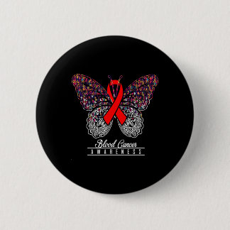 Blutkrebs-Bewusstsein Schmetterlingsliebhaber-Gesc Button