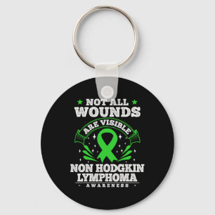 Blutkrebs-Geschenk Non-Hodgkin-Lymphom-Bewusstsein Schlüsselanhänger