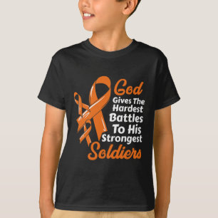 Blutkrebs Gott gibt härteste Titel stärkste Soldat T-Shirt