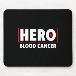 Blutkrebs - Heroblutkrebs-Bewusstsein Mousepad