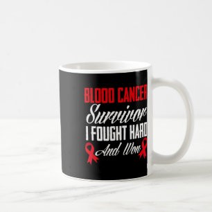 Blutkrebs-Überlebender kämpfte und gewann Blutkreb Kaffeetasse